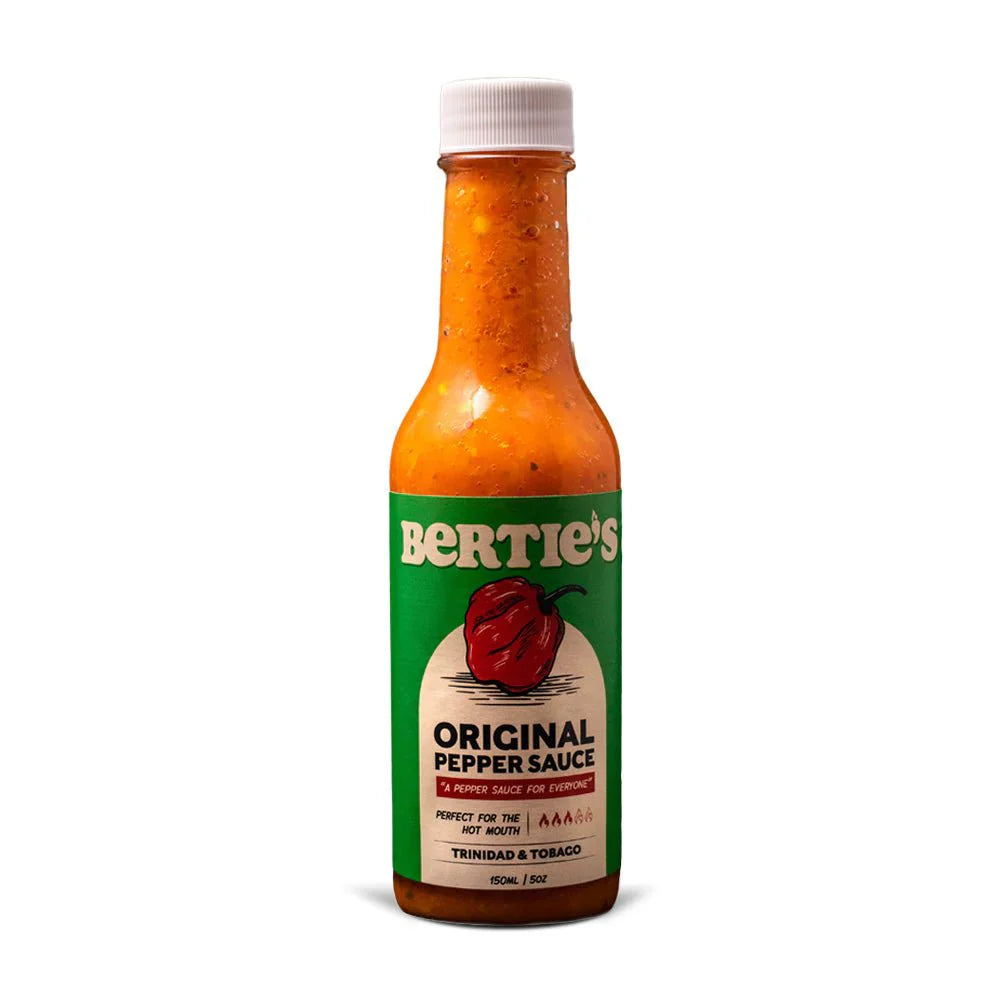 Berties Original Pepper Sauce  5oz
