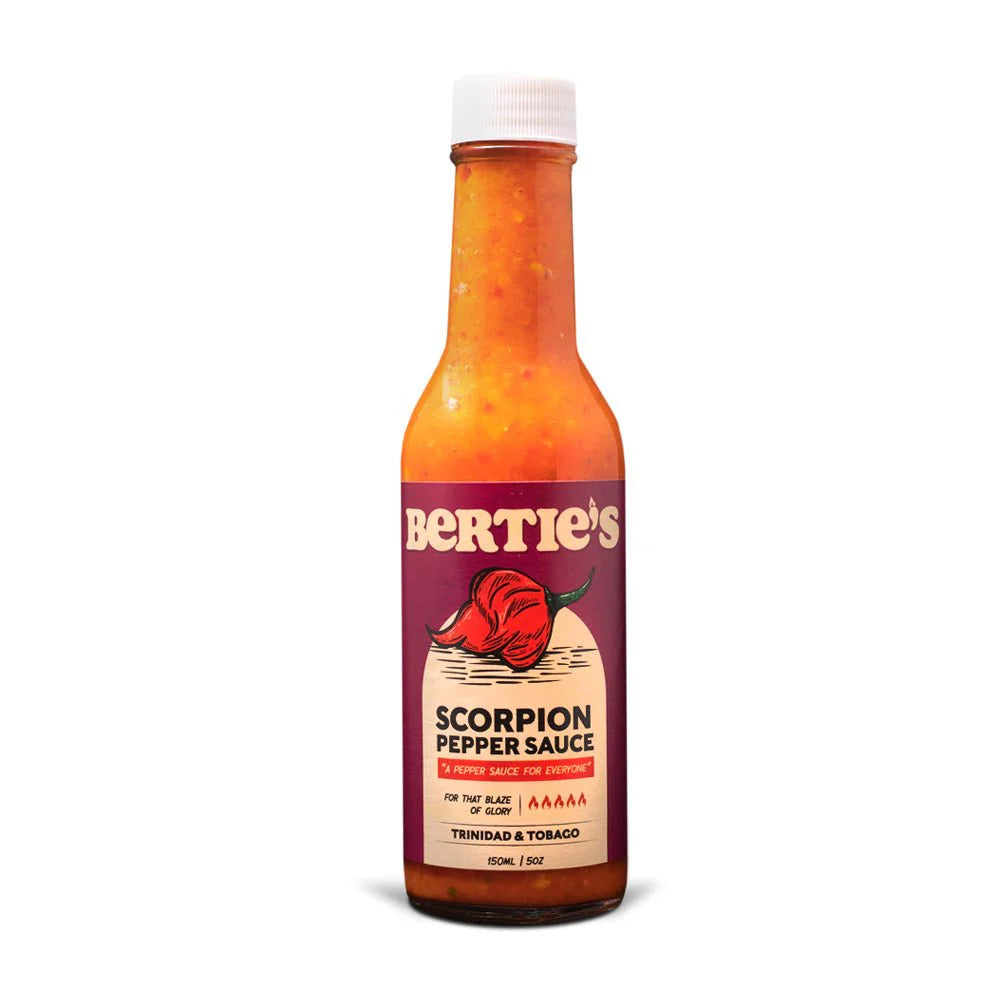 Berties Scorpion Pepper Sauce  5oz