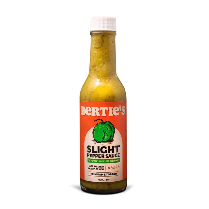 Berties Slight Pepper Sauce  5oz