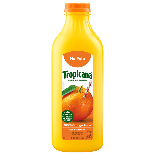 Tropicana No Pulp Orange Juice 46oz