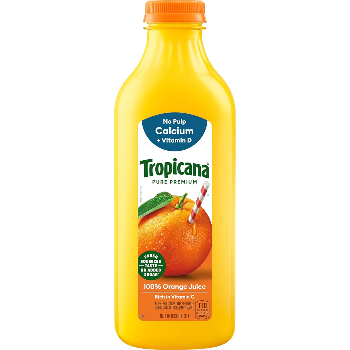 Tropic. No Pulp 100% Orange Juice 46oz