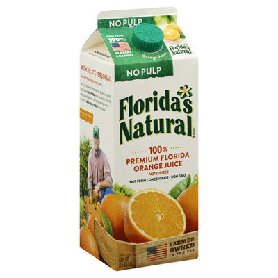 Florida No Pulp Orange Juice 52oz
