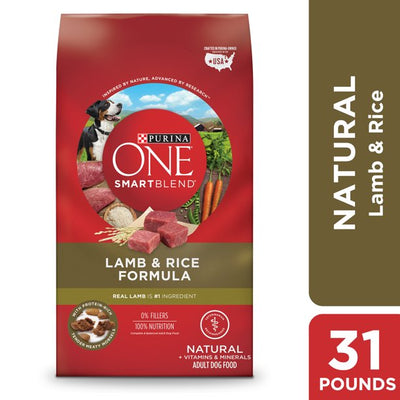Purina One Lamb &  Rice 31.1lbs