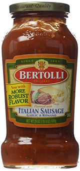 Bertolli Italian Sausage P Sauce 24oz