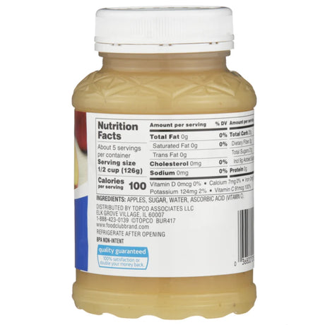 Food Club Original Applesauce 24oz