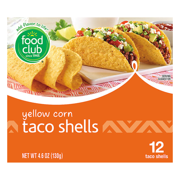 Food Club Yellow Corn Shells  4.6oz