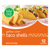 Food Club Yellow Corn Taco Shells 4.6oz