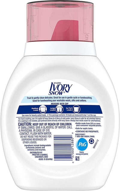 Ivory Snow Liquid Detergent 25oz