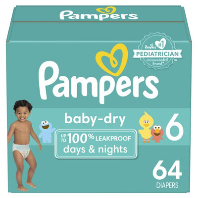 Pampers Baby Dry Value Pk Sz 6 64s