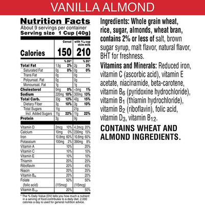 Kelloggs Special K Vanilla Almond 12.9oz