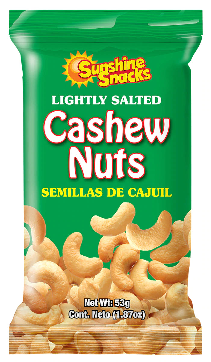 Sunshine Snack Cashew Nuts 53g