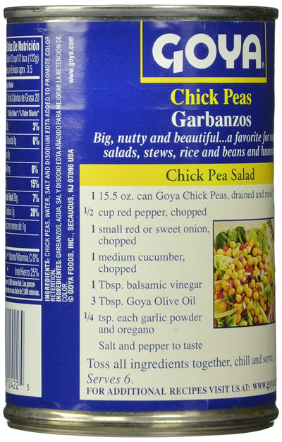 Goya Chick Peas 15oz