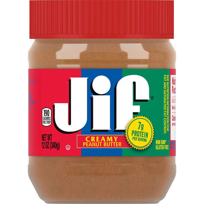 Jif Creamy Peanut Butter 12oz