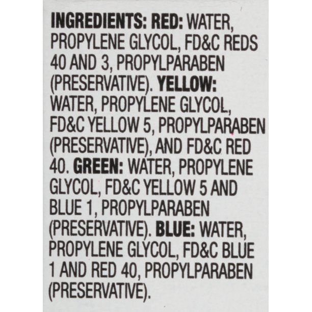Mccormick Assorted Food Colors 29ml