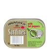 Brunswick Sardines With Hot Peppers 106g