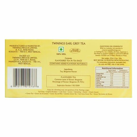 Twinings Earl Gray Tea 25s
