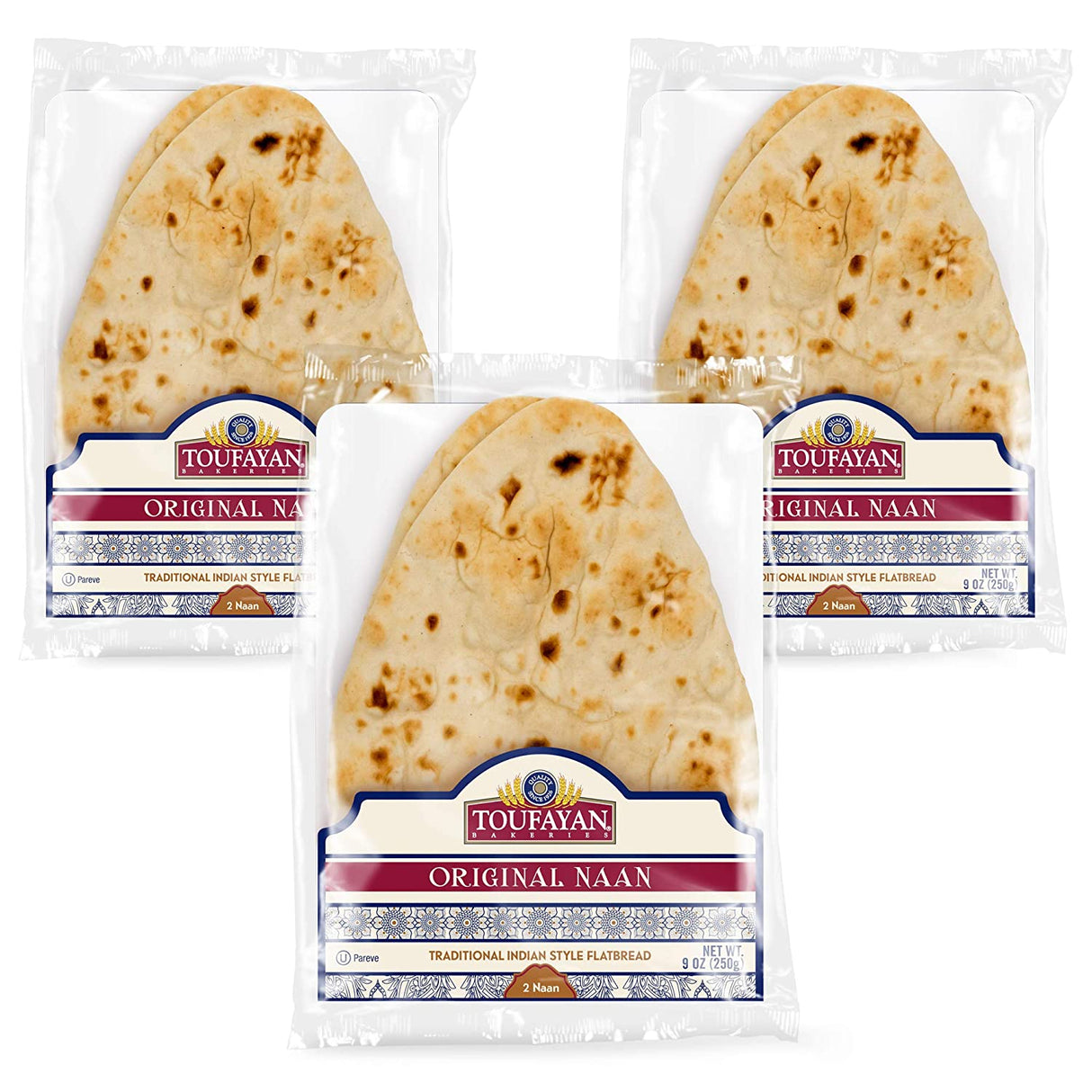 Toufayan Garlic Naan  9oz