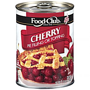 Food Club Cherry  Pie Filling 21oz