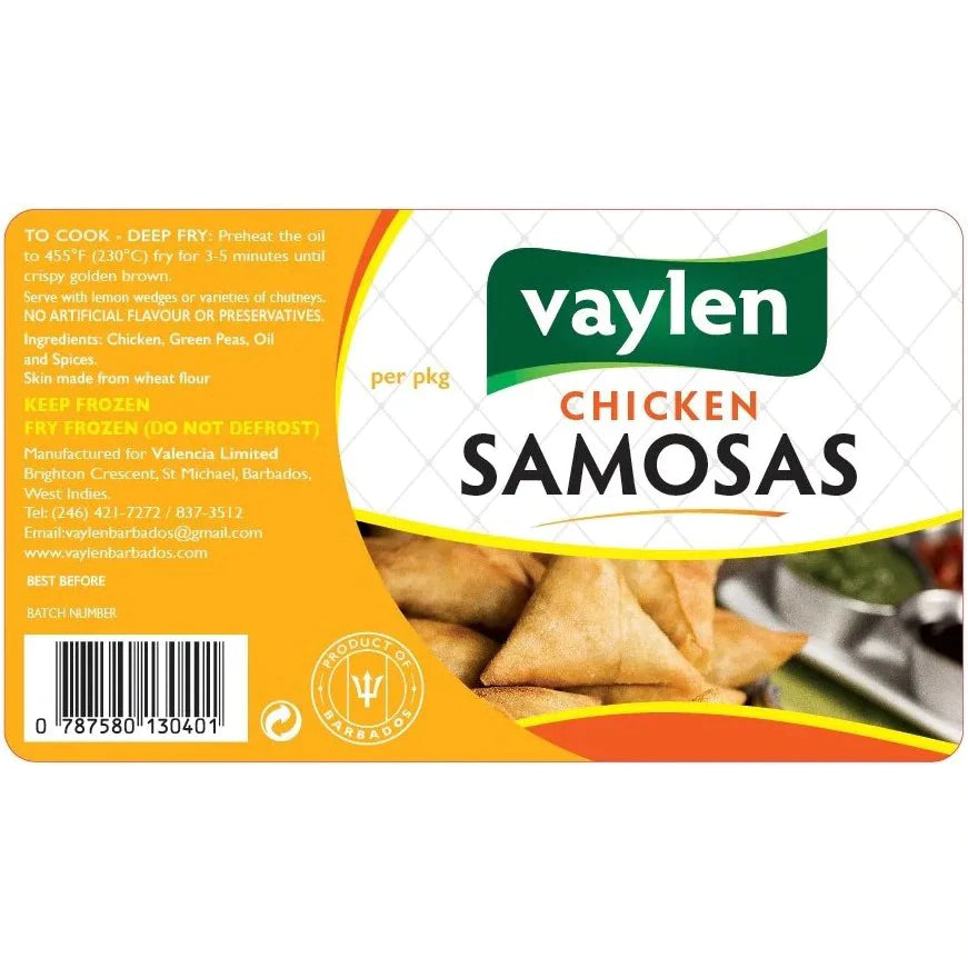 Vaylen Chicken Samosas 10pk