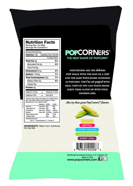 Popcorners Sea Salt Popped Chip 5oz