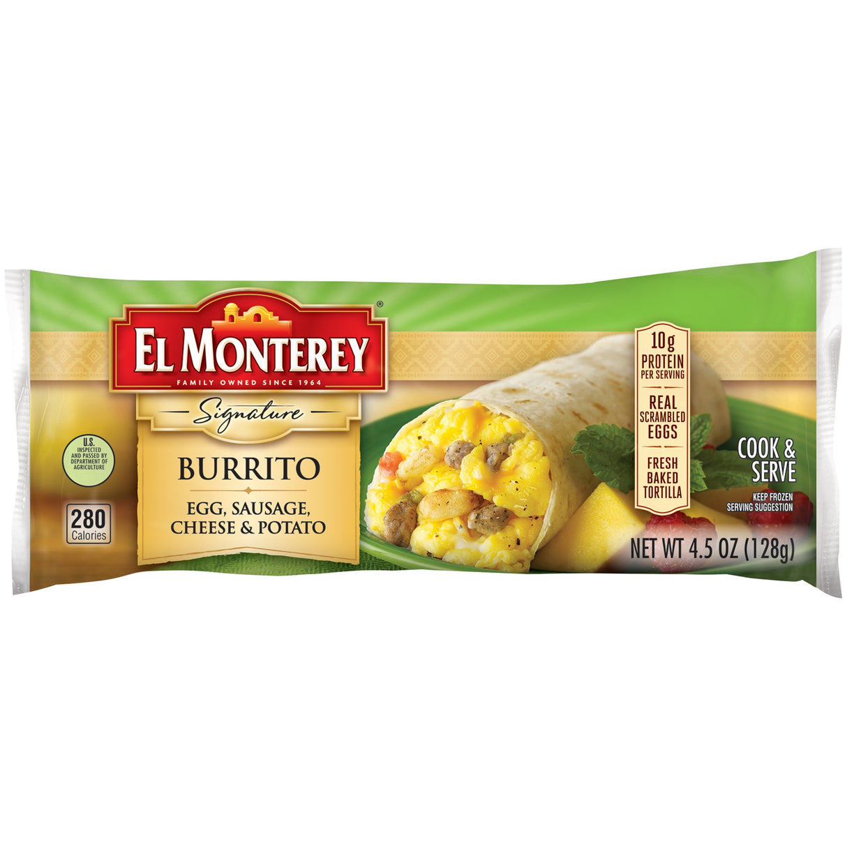 El Monterey Egg Sausage Cheese & Potato 128g