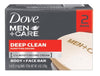 Dove Men Care Bar Deep Clean 2pk