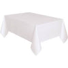 Unique White Table Cloth 54"x108"