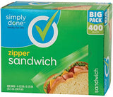Simply Done D Z Sandwich Bags 400's