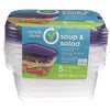 Simply Done Soup /Salad Containers 5s