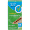 Simply Done Fold Top Sandwich Bags 300s