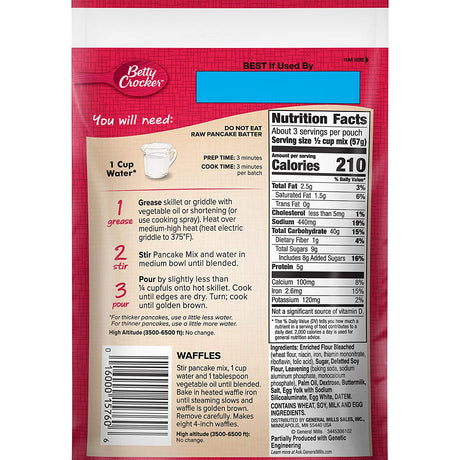 Betty Crocker Original Complete Pancake Mix- 6.75oz