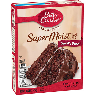 Betty Crocker Devils Food Cake Mix 432g