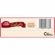 Betty Crocker Salted Caramel Brownie Mix 184oz