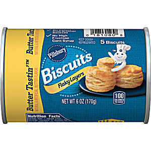 Pillsbury Biscuits Flaky Layers 6oz