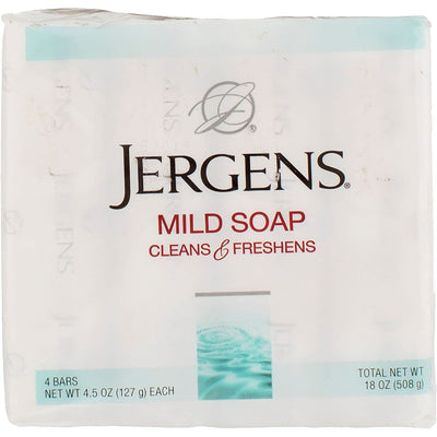 Jergens Mild Bar Soap Cleans/Freshens 4s
