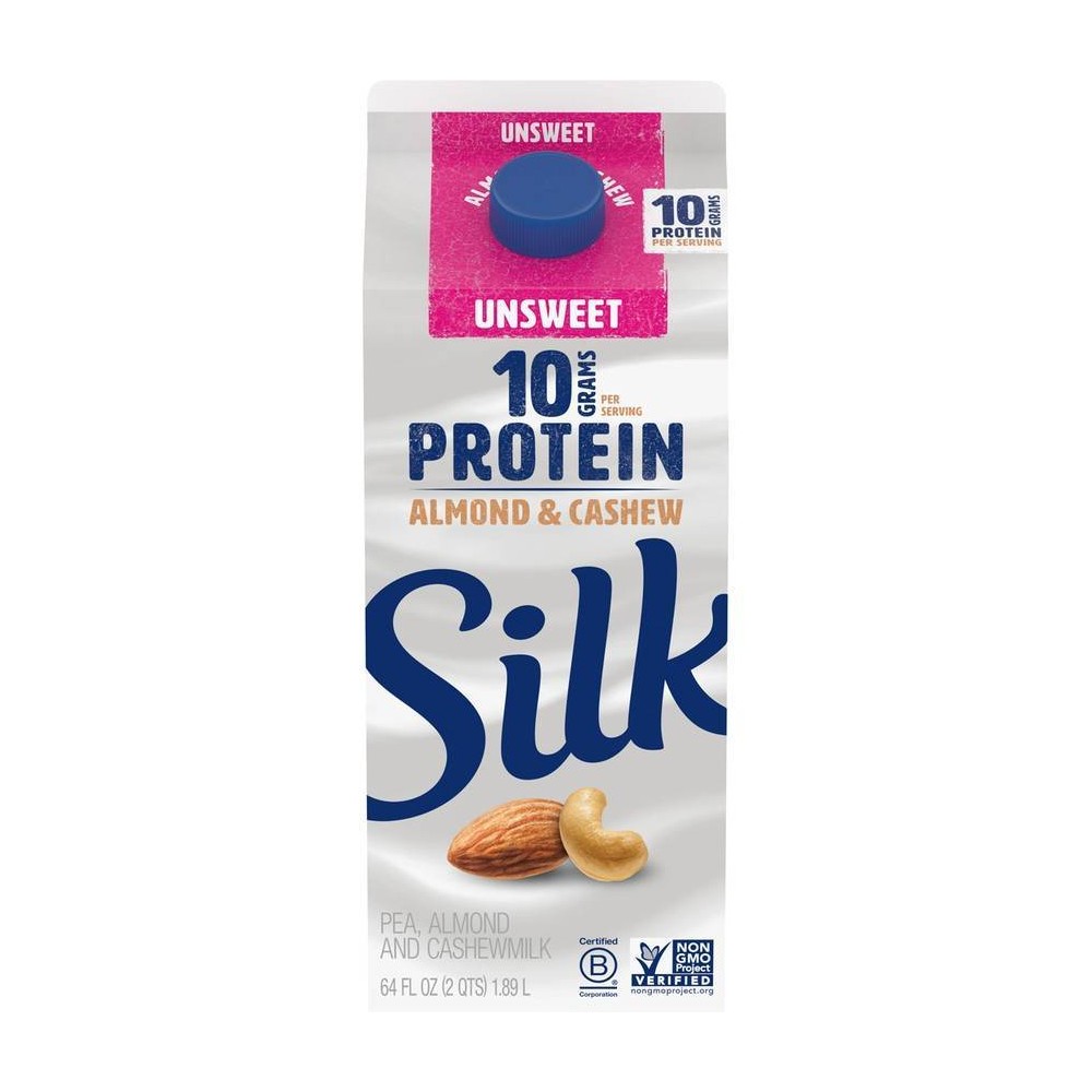 Silk Almond Cashew Protein Milk 64oz