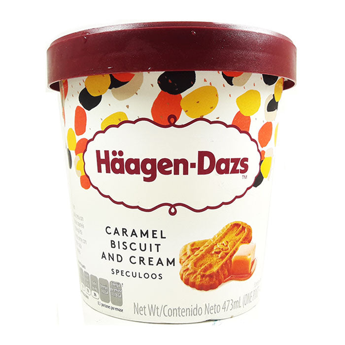 H Dazs Caramel Biscuit & Cream 473ml