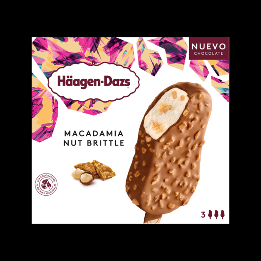 H Dazs Macadamia Nut Brittle 100ml