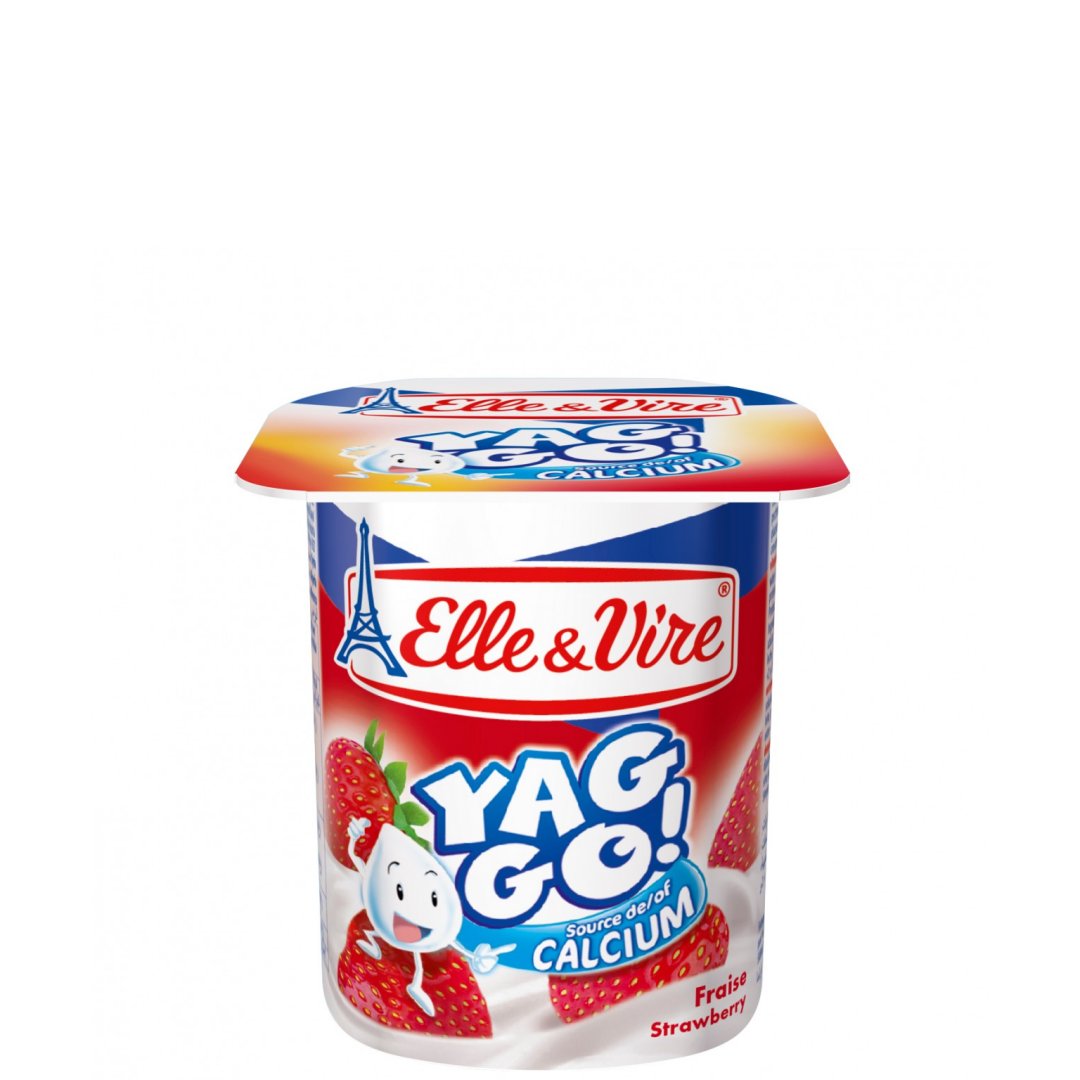 Elle & Vire Yaggo Strawberry Snack 80g