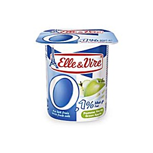 E & Vire Light Green Apple Yogurt 125g
