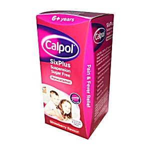Calpol Six Plus Paracetamol S F 80ml