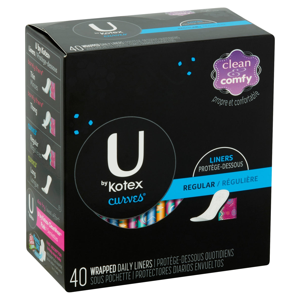 U Kotex Light Days Long liners Ex.C 40s