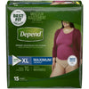 Depend For Women Underwear XL 15s