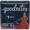 Goodnites Girls Jumbo Bedtime Underwear L-XL