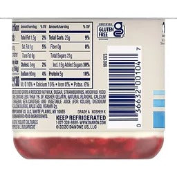 Dannon Strawberry Fob Yogurt 5.3oz