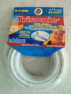 Trisonic Coax Cable 25Ft.White 25FT
