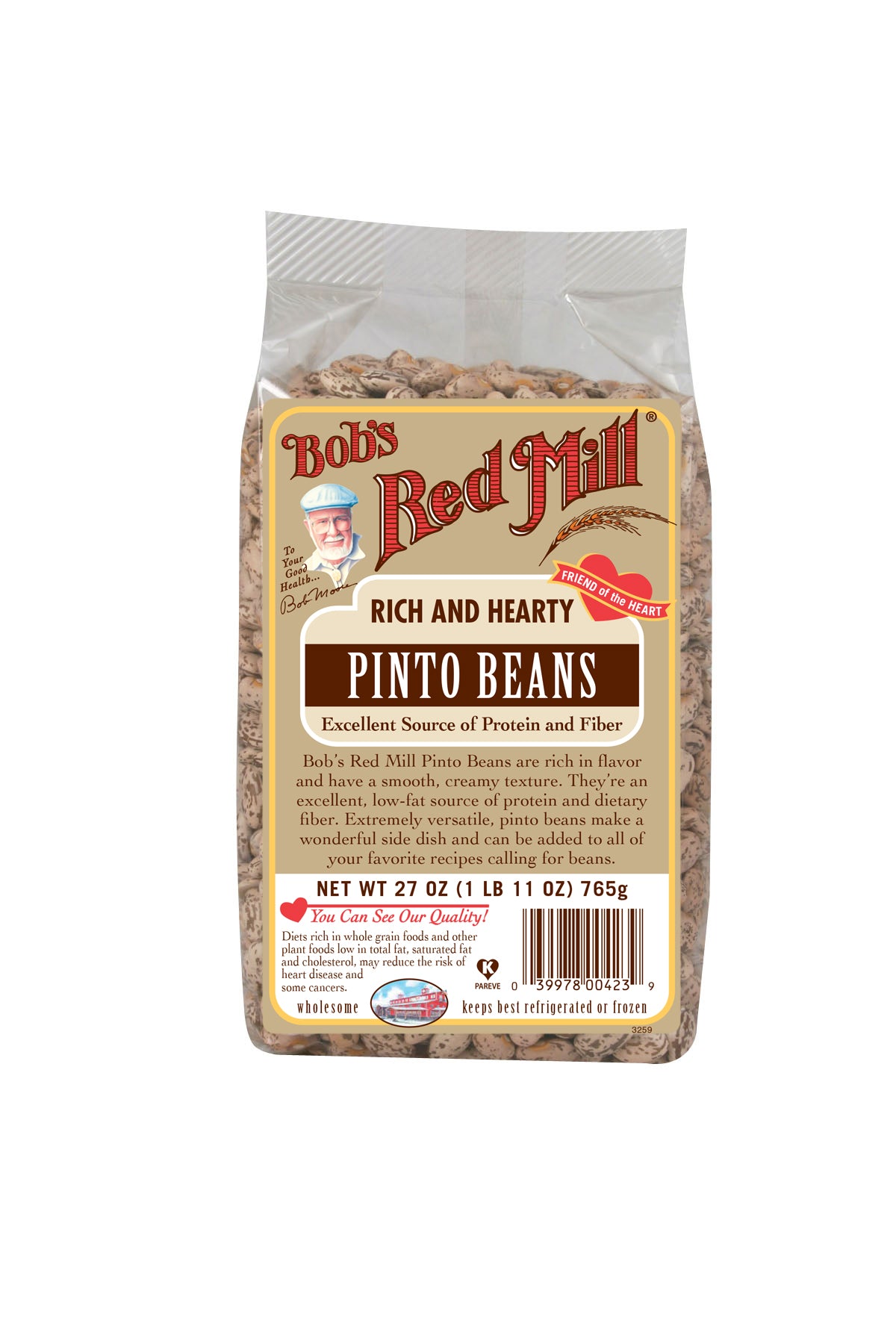 Bob Red Mill Pinto Beans 27oz