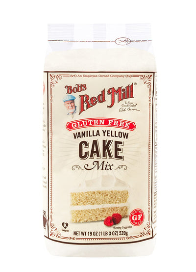 Bob Red Mill Vanilla Cake Mix Gluten Free 19oz