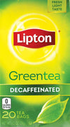 Lipton Green Tea Decaffeinated 20s