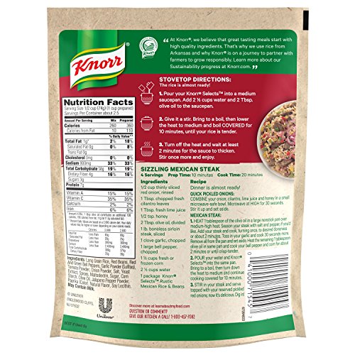 Knorr Rustic Mexican Rice/ Beans 6.5oz - Aone Supermarkets